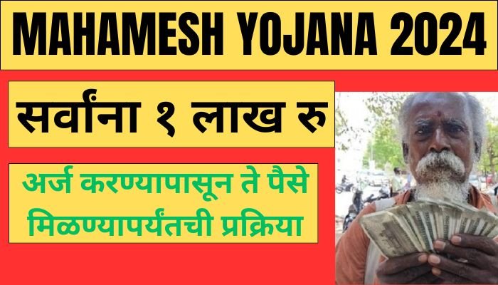 Mahamesh Yojana 2024: सर्वांना मिळणार 1 लाख रुपयांपर्यंतचे अनुदान!