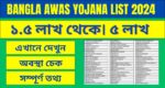 Bangla Awas Yojana List 2024