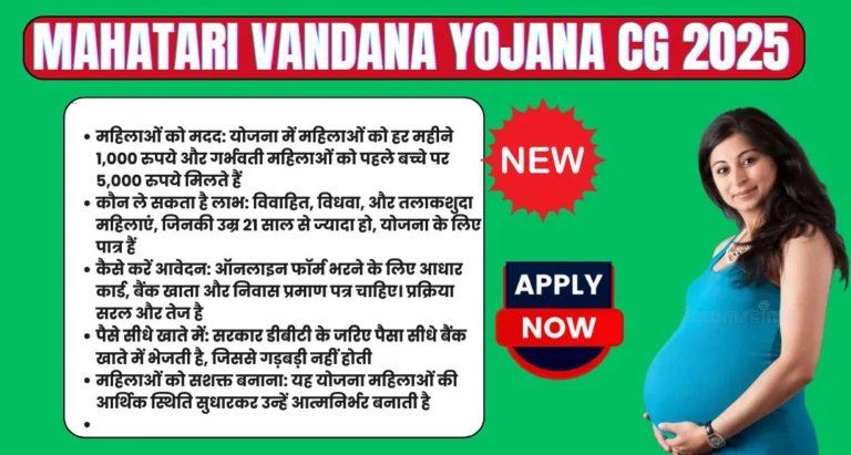 Mahatari Vandana Yojana CG 2025