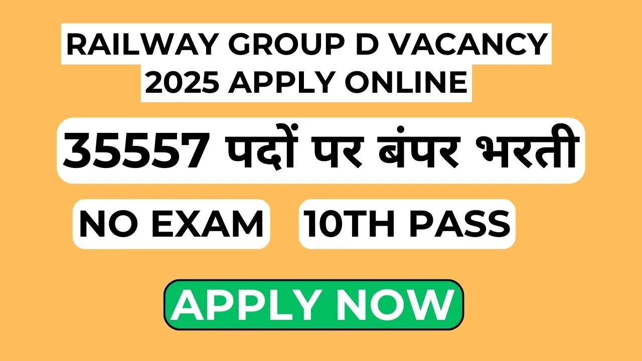 railway group d vacancy 2025 apply online