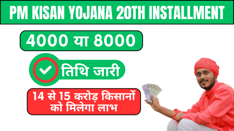 PM Kisan Yojana 20th Installment