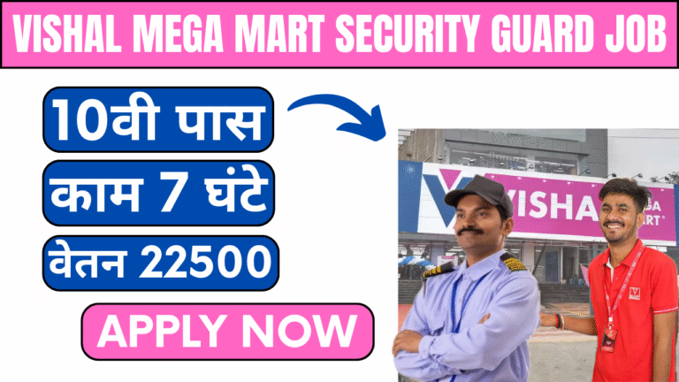 Vishal Mega Mart Security Guard Job