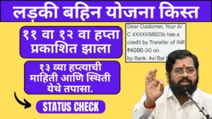 ladki bahin yojana may installment date
