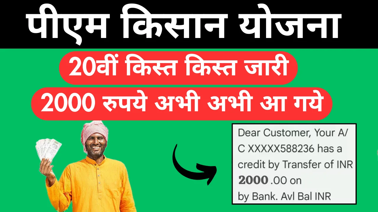PM Kisan Yojana 20th Installment Date
