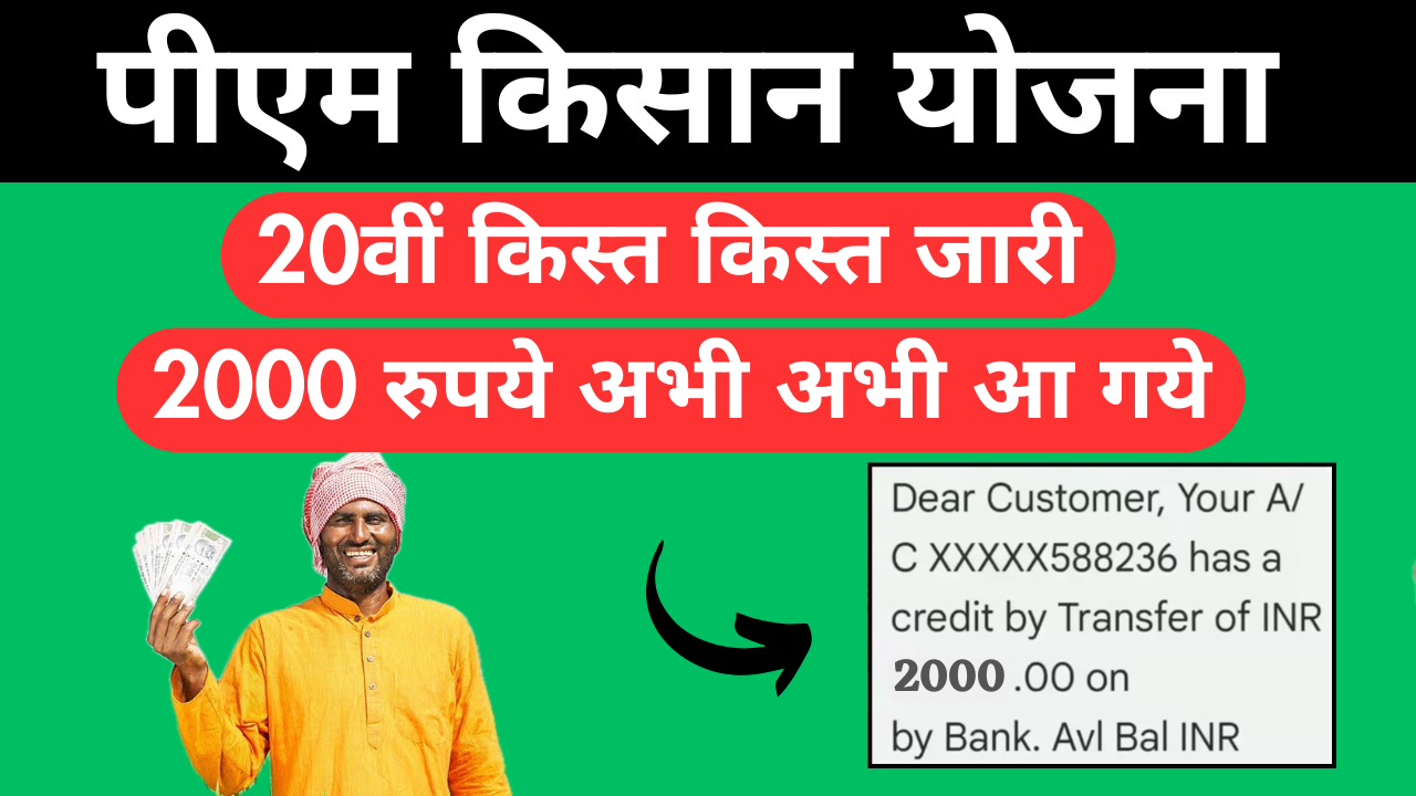 PM Kisan Yojana 20th Installment Date