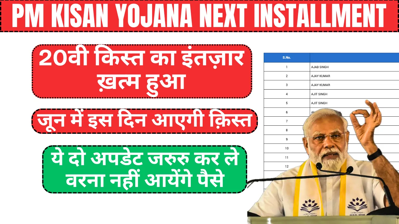 pm kisan yojana next installment