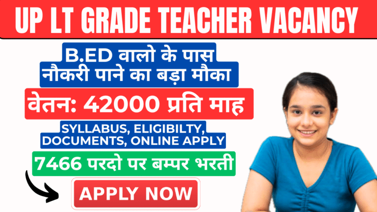 UP LT Grade Teacher Vacancy