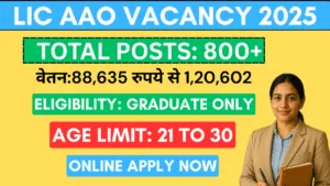 LIC AAO VACANCY 2025