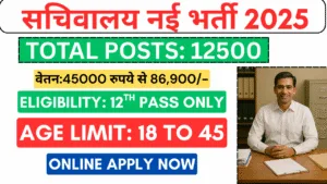 sachivalaya vacancy 2025