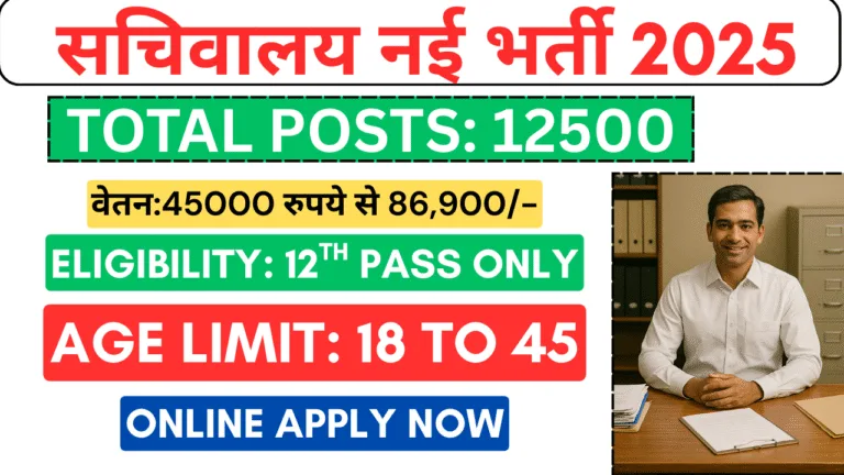 sachivalaya vacancy 2025