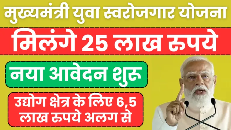Mukhyamantri Yuva Swarojgar Yojana 2026