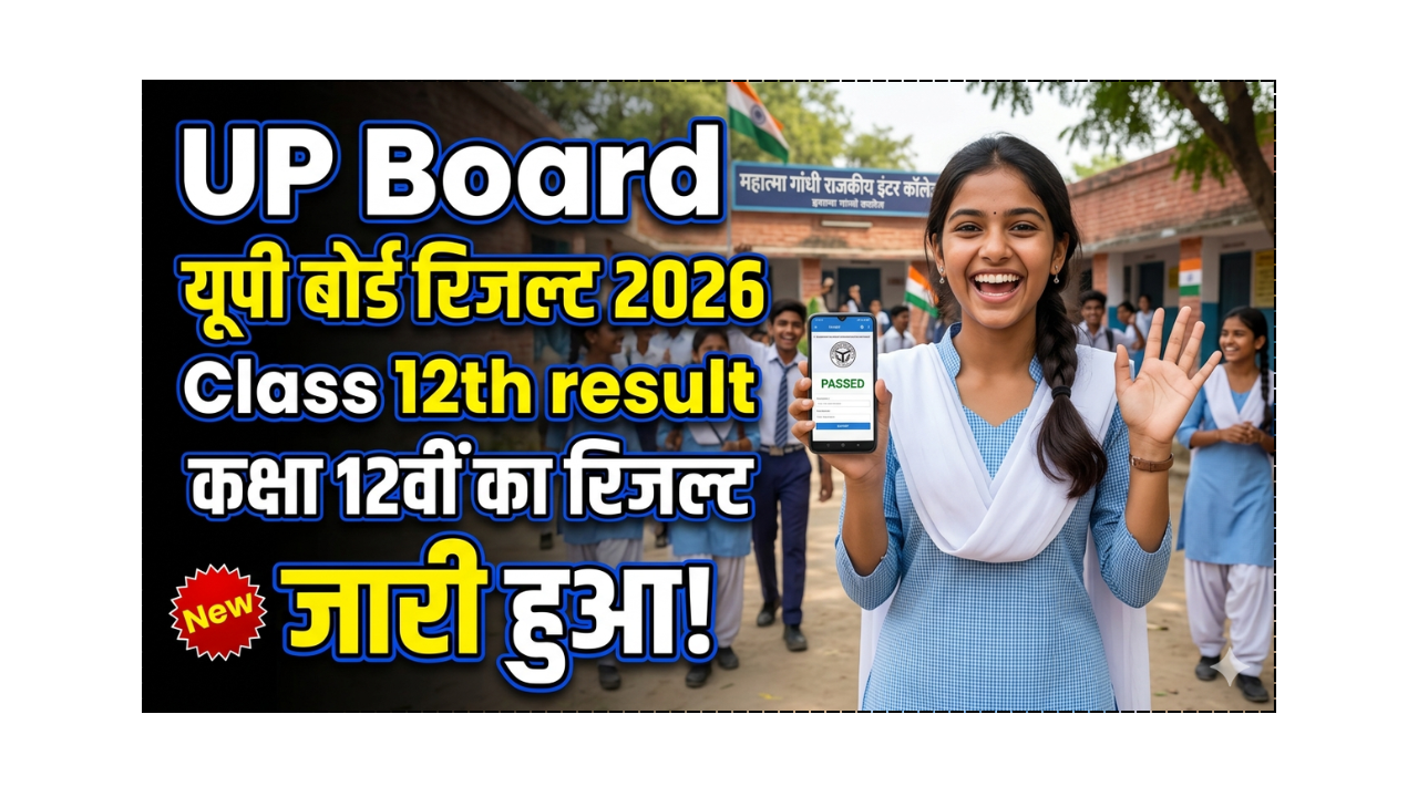 UP Board Result 2026 Class 12th out