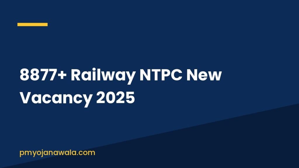 8877+ Railway NTPC New Vacancy 2025